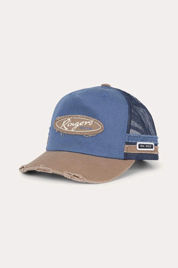 Ringers Western Worn Out Clay/Blue Trucker Cap