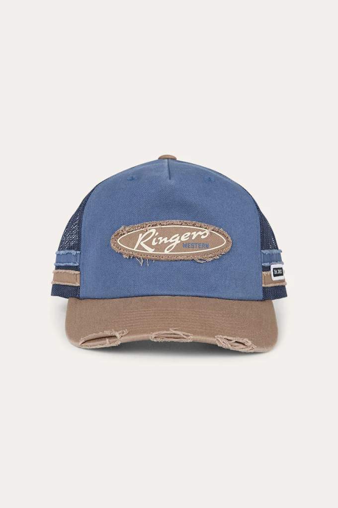 Ringers Western Worn Out Clay/Blue Trucker Cap