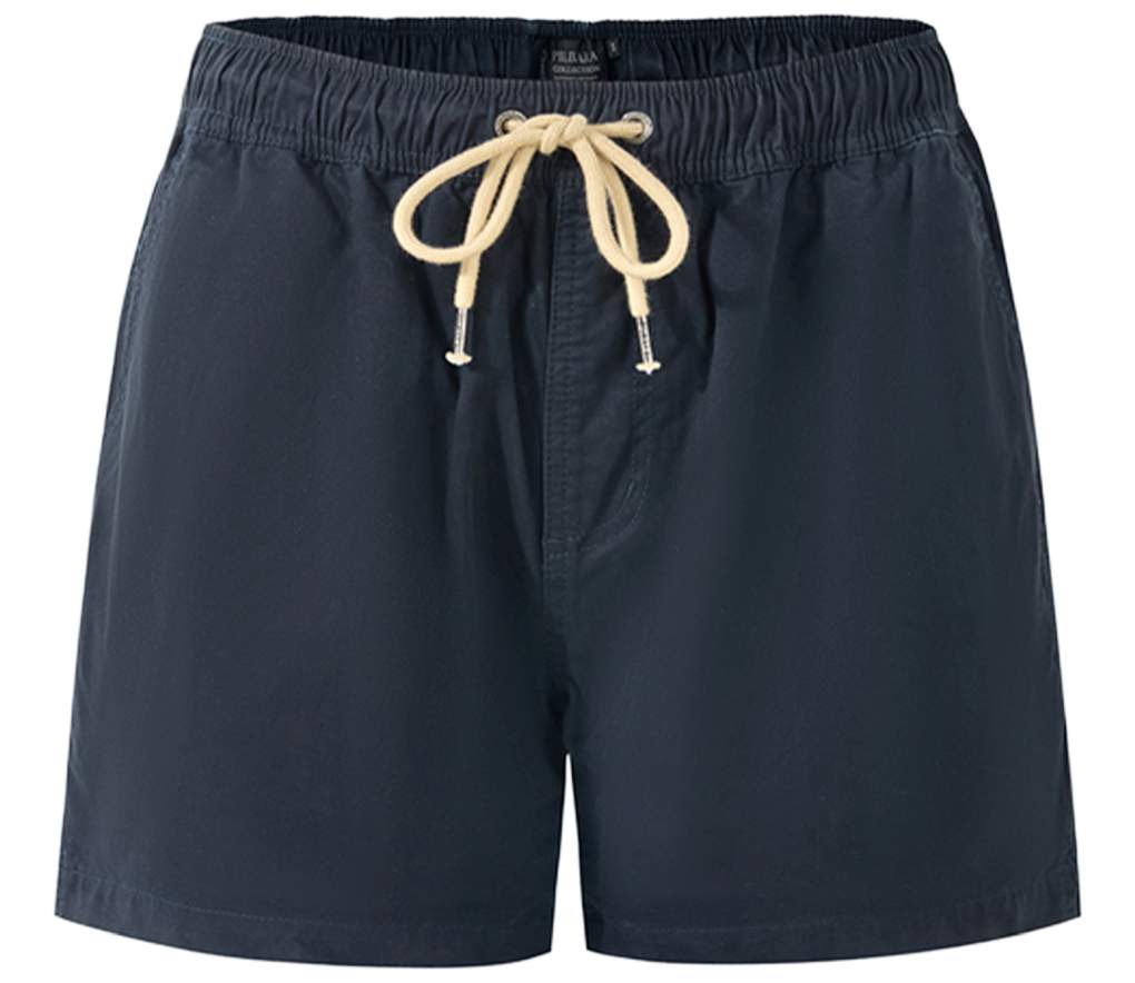 Pilbara Mens Cotton Stretch Ink Navy Walk Shorts