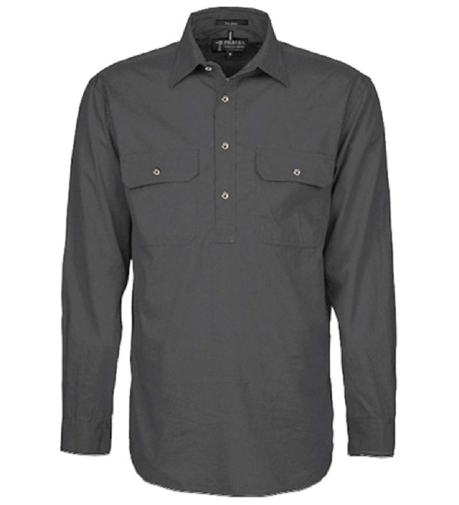 Ritemate Pilbara Mens Closed Front L/W Shirt