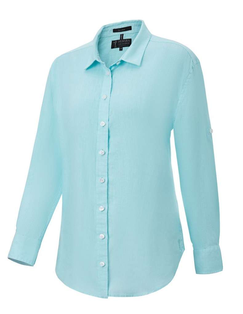 Ritemate Pilbara Ladies Linen Swiss Tab Shirt