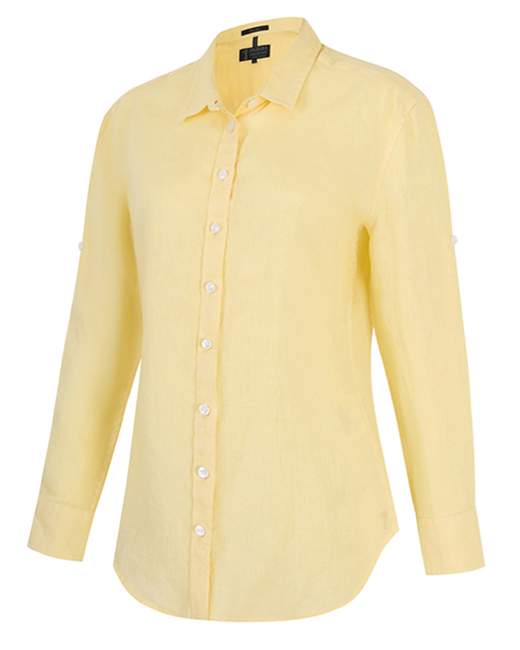 Pilbara Ladies Florence Linen Shirt Daisy