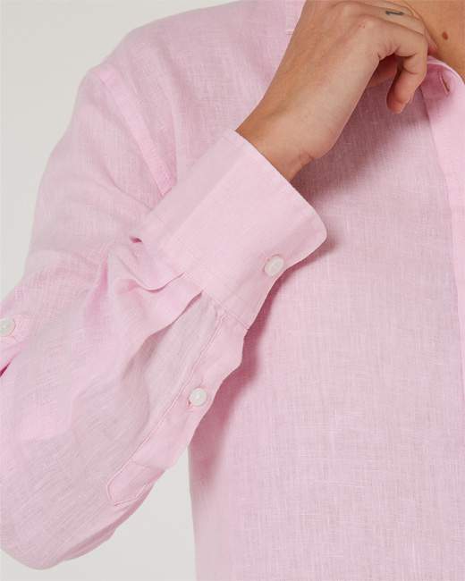 Pilbara Ladies Florence Linen Shirt Pink