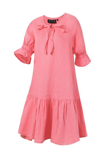 Pilbara Ladies Tilly Linen Dress Lipstick
