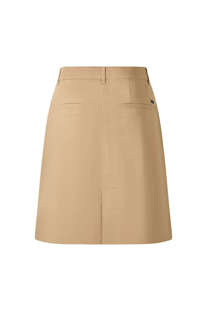 Pilbara Ladies Daphne Chino A-Line Skirt Caramel
