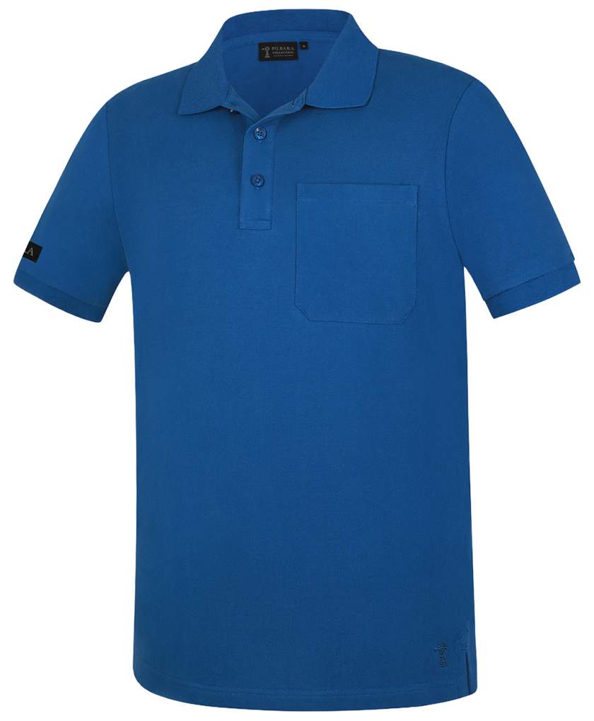 Pilbara Mens Classic Pocket Polo Deep Blue