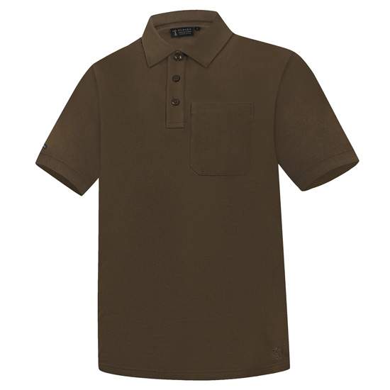 Pilbara Mens Classic Pocket Polo Olive