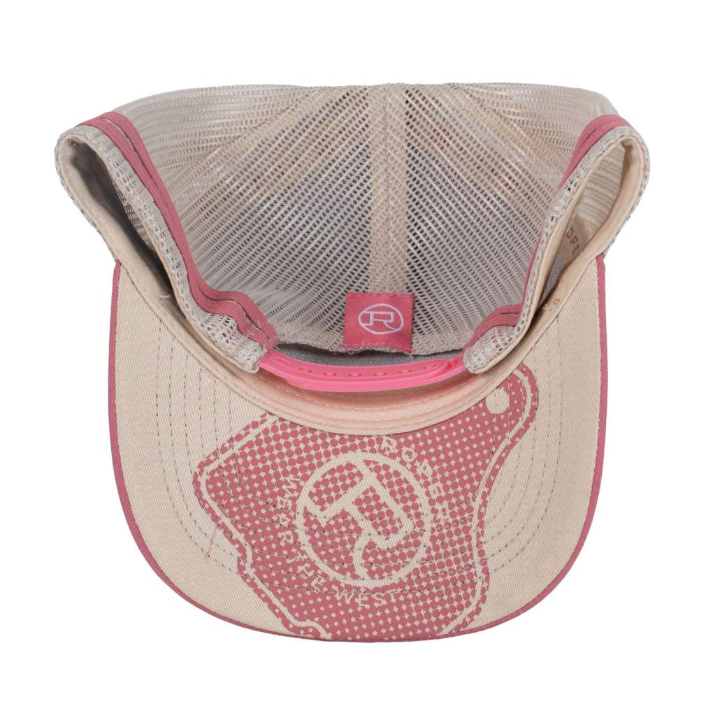 Roper Cattle Tag Dusty Rose Trucker Cap