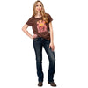 Roper Ladies Five Star Desert Sunrise Tee