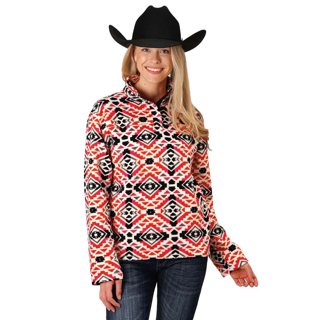 Roper Ladies 98250180 Print Pullover