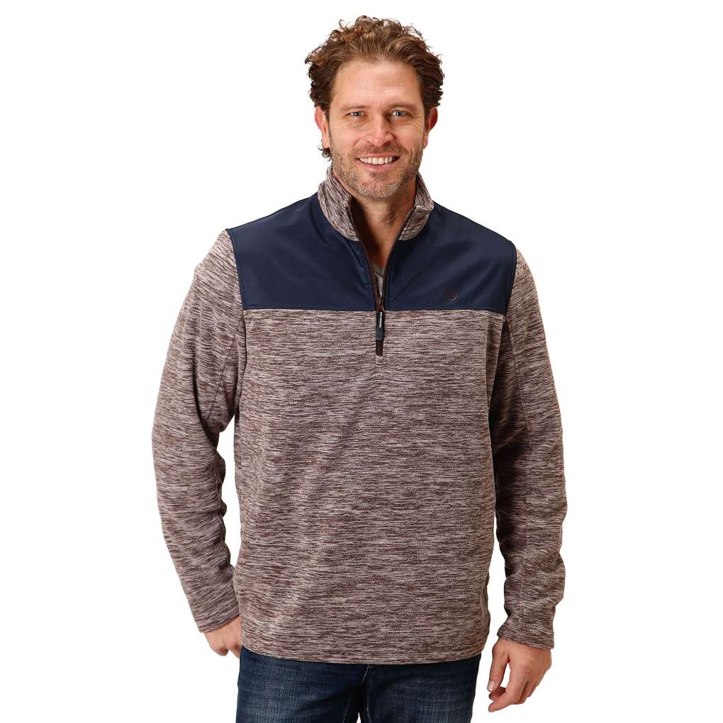 Roper Mens 97692164 Micro Fleece Pullover