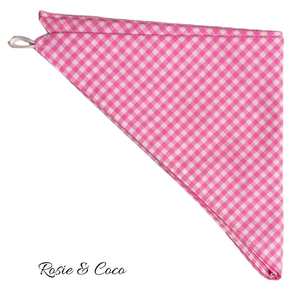 Rosie &amp; Coco Scarf Pink Check