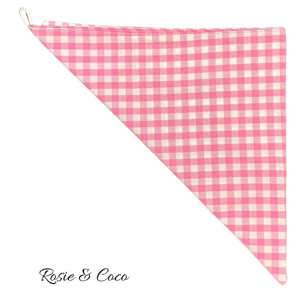 Rosie & Coco Scarf Pink Check