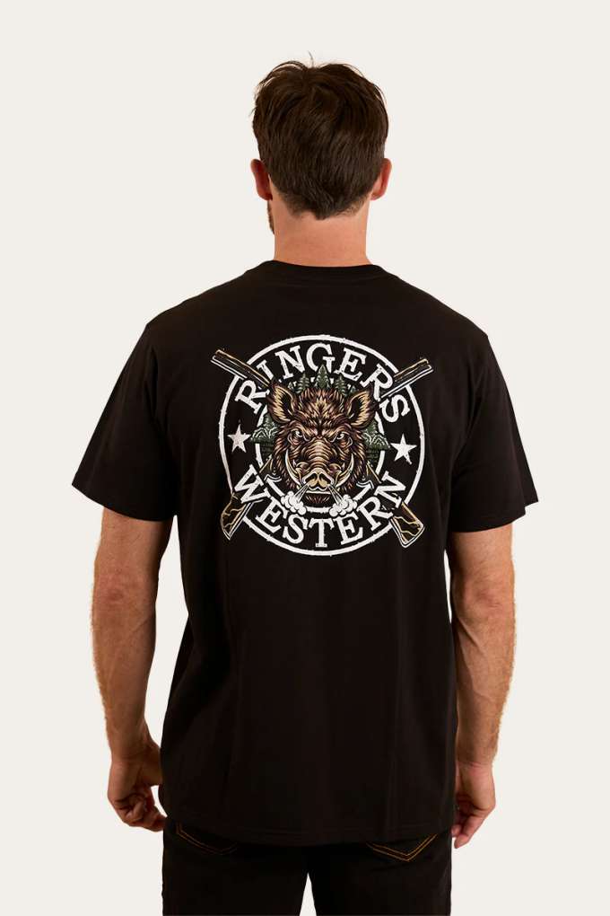 Ringers Western Mens Wild Boar Loose Fit Tee