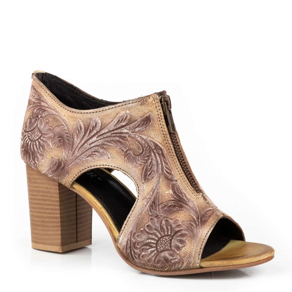 Roper Ladies Mika Vintage Cream Front Zip