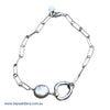 S&amp;S Freshwater Pearl Chain Bracelet