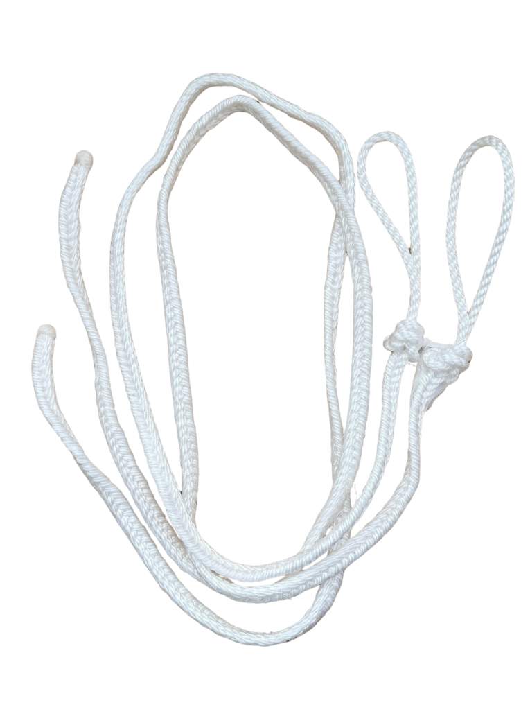 Silver Rope Plaited Reins 2m Pair