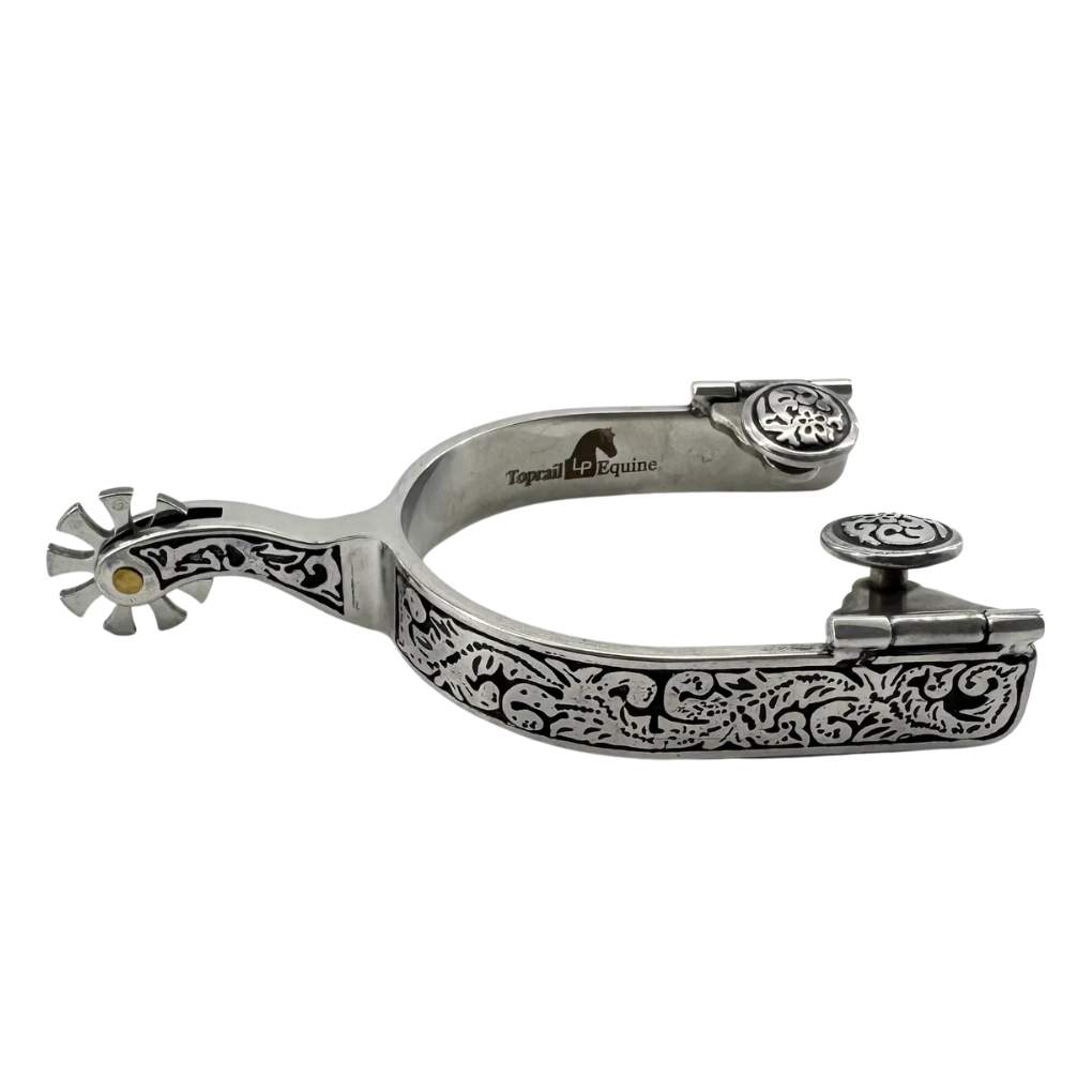 Toprail Nullabor Drover Patterned Filigree Spurs