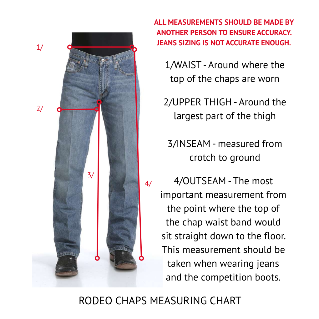 Barstow Adult Rodeo Chaps 100-39