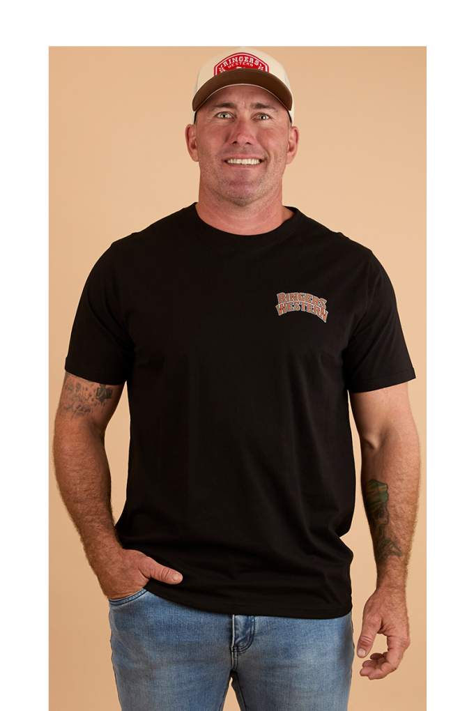 Ringers Western Mens Do No Harm Take No Bull Tee