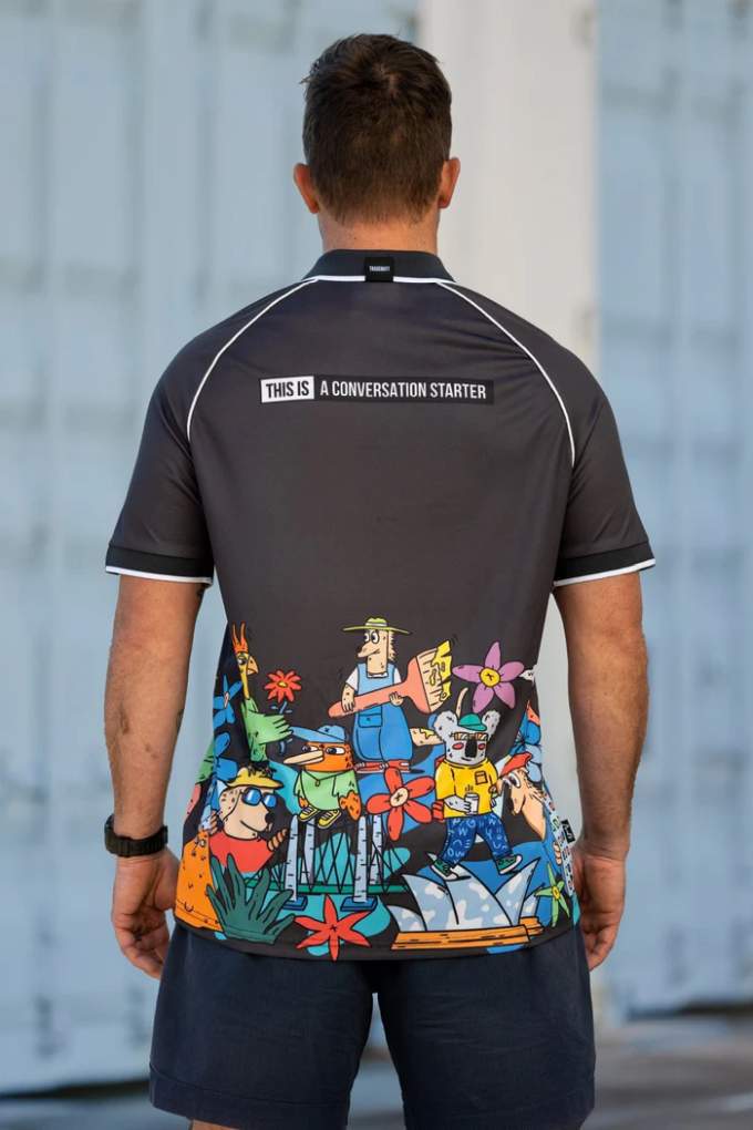 TradeMutt Unisex The Big Smoke Placement Polo