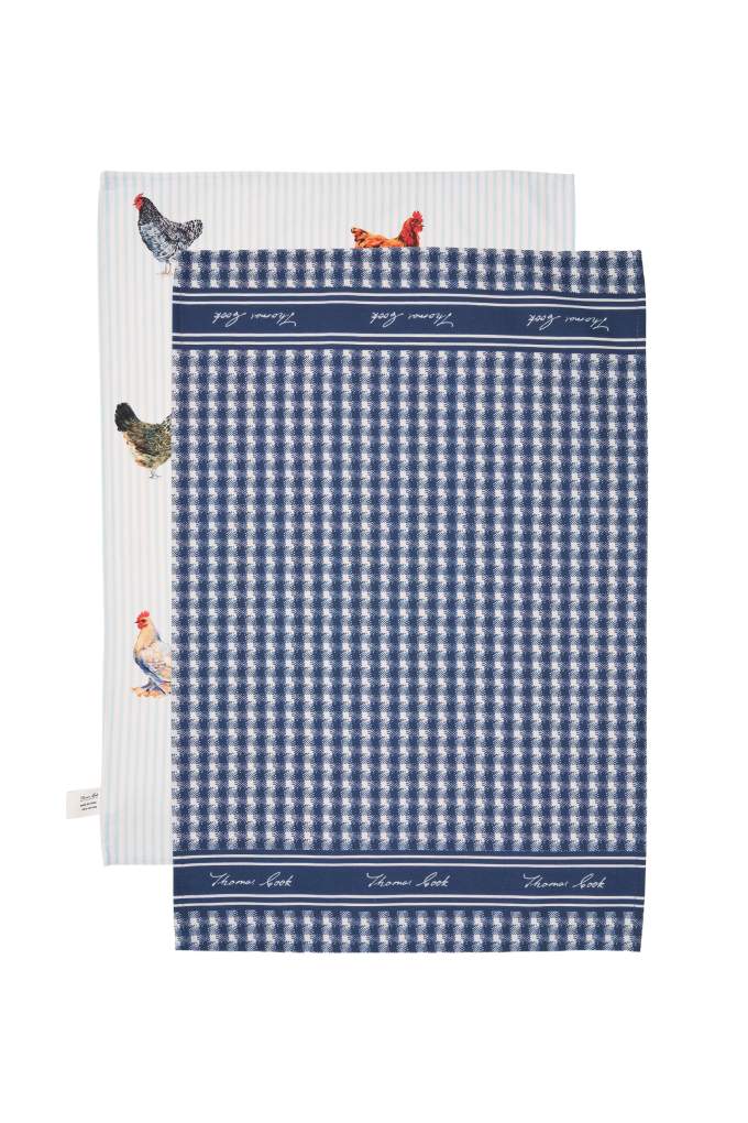 Thomas Cook Tea Towels Chicken 2 Pack