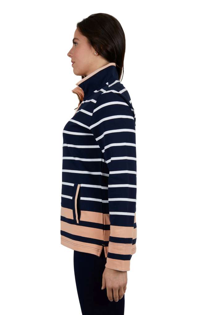 Thomas Cook Ladies Andorra Stripe Zip Rugby