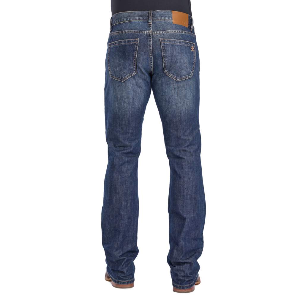 Tin Haul Mens 1660 Jagger Logo Blue Jeans
