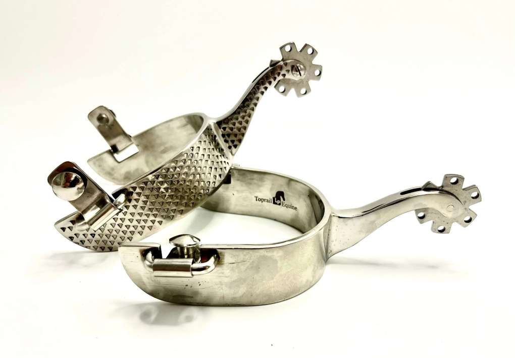 Toprail Kalgoorlie Silver City Rasp Spurs