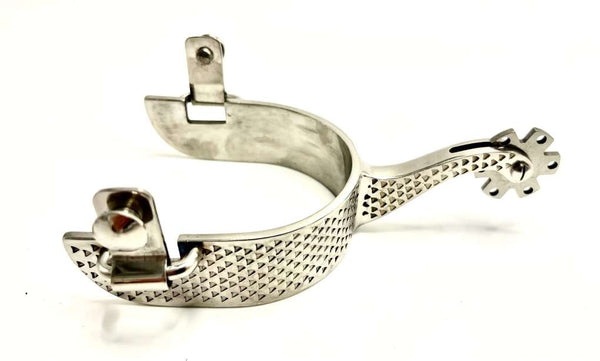 Toprail Kalgoorlie Silver City Rasp Spurs | The Top Saddlery