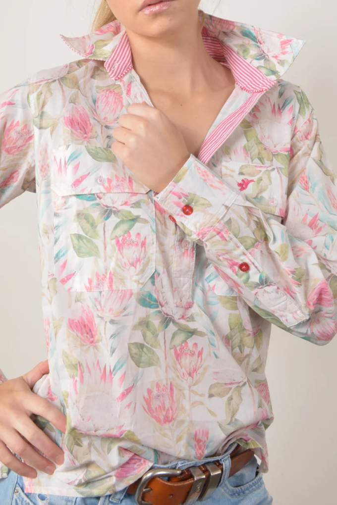 Bullrush Ladies King Protea Shirt