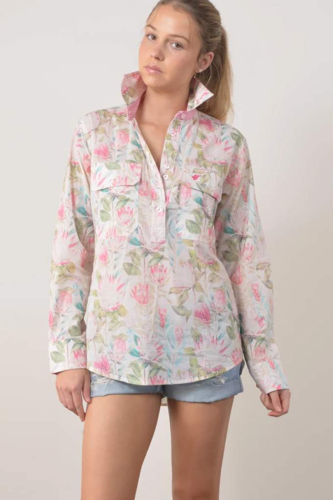 Bullrush Ladies King Protea Shirt