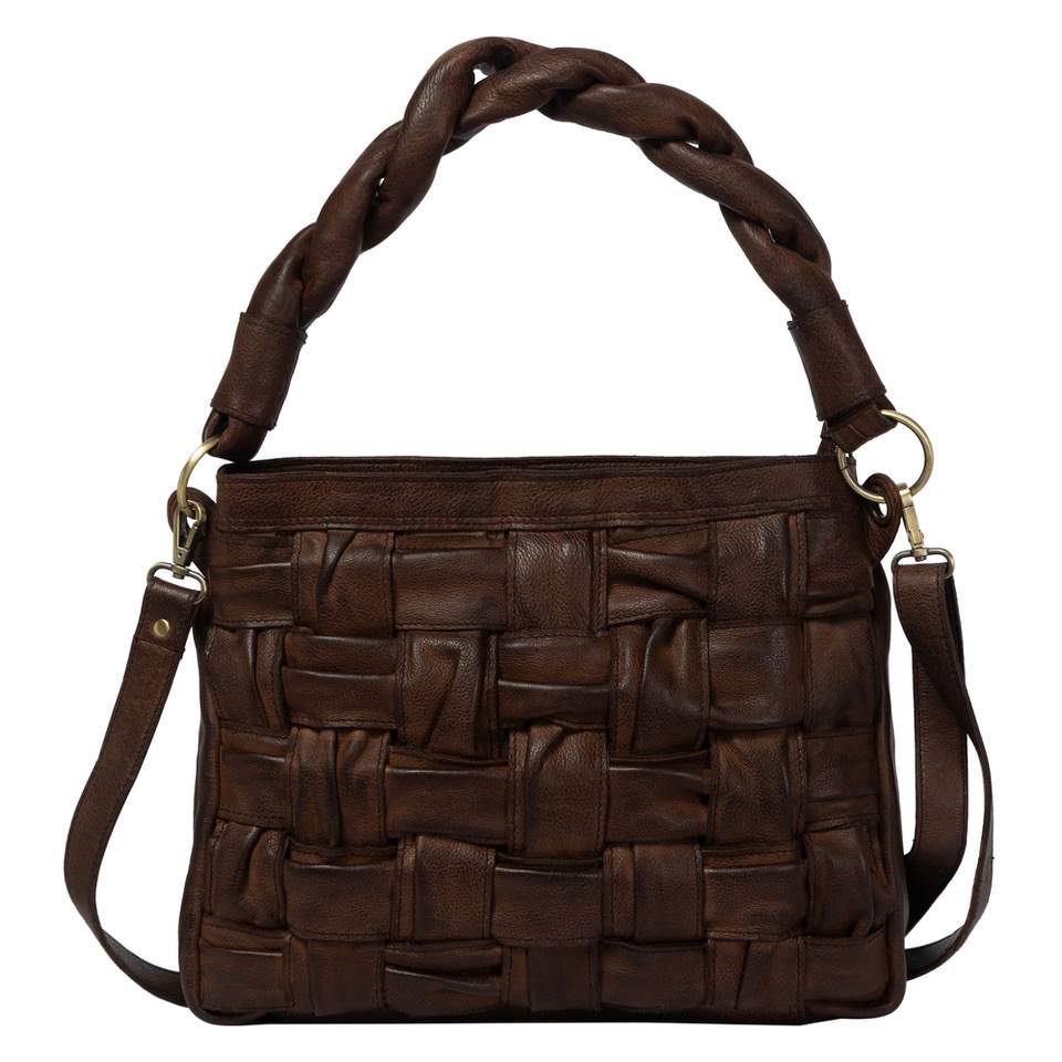 Design Edge Callan Woven Hobo Bag