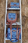 Wrangler Dakota Whipstitch Wallet Bag Denim