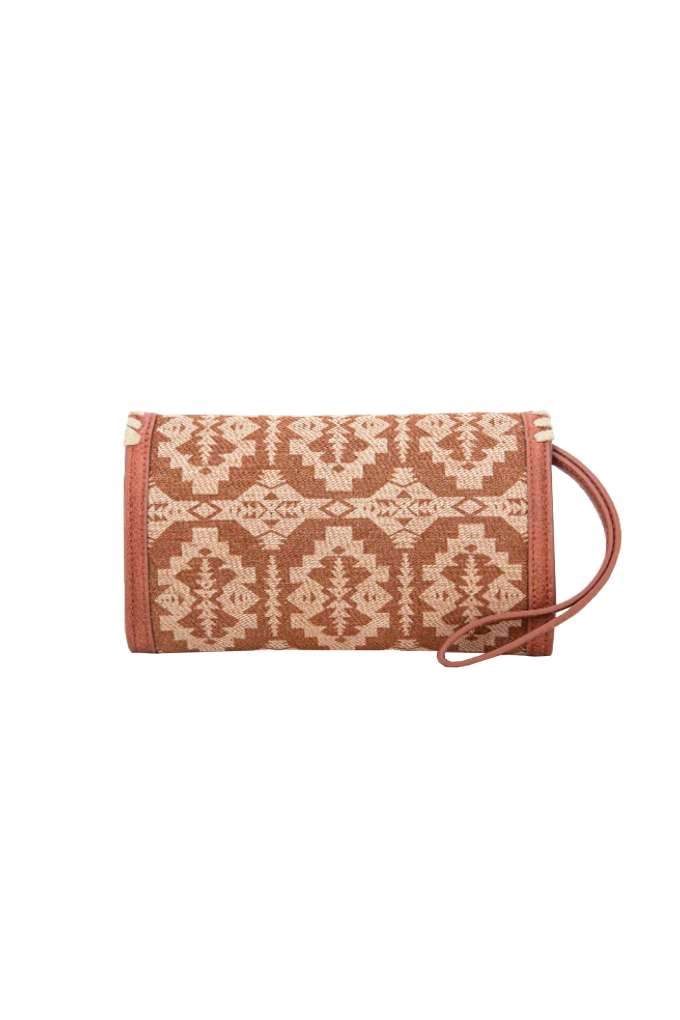 Wrangler Dakota Whipstitch Wallet Bag Tan