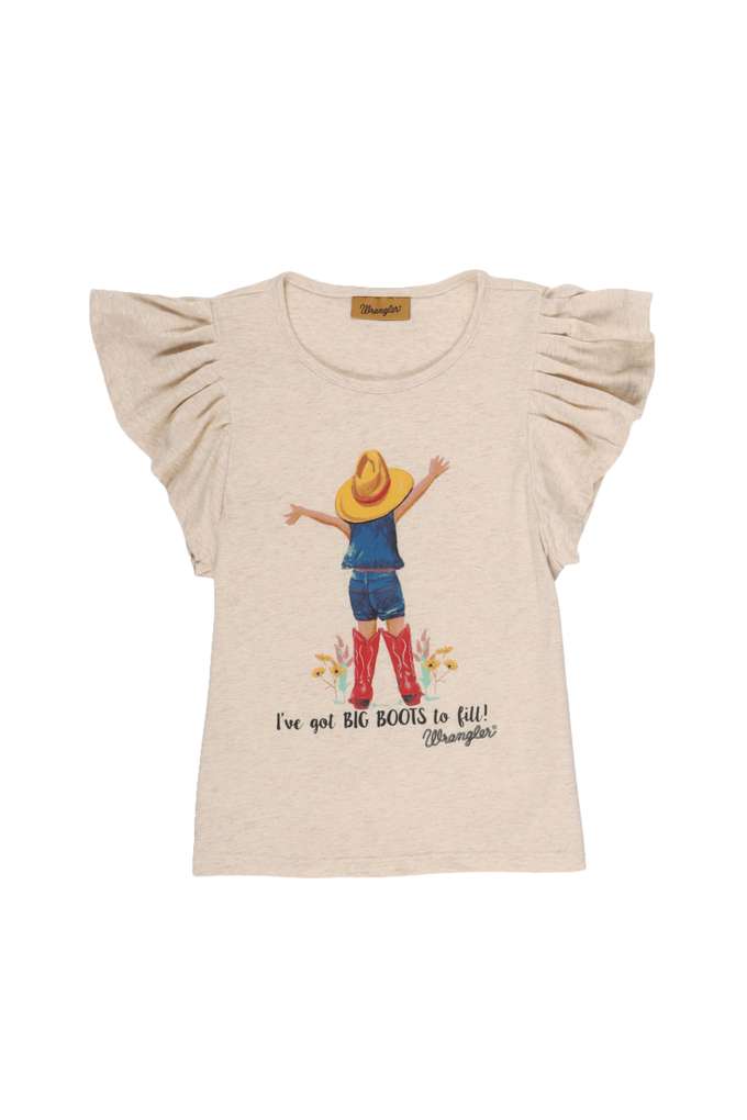 Wrangler Girls Big Boots to Fill Tee
