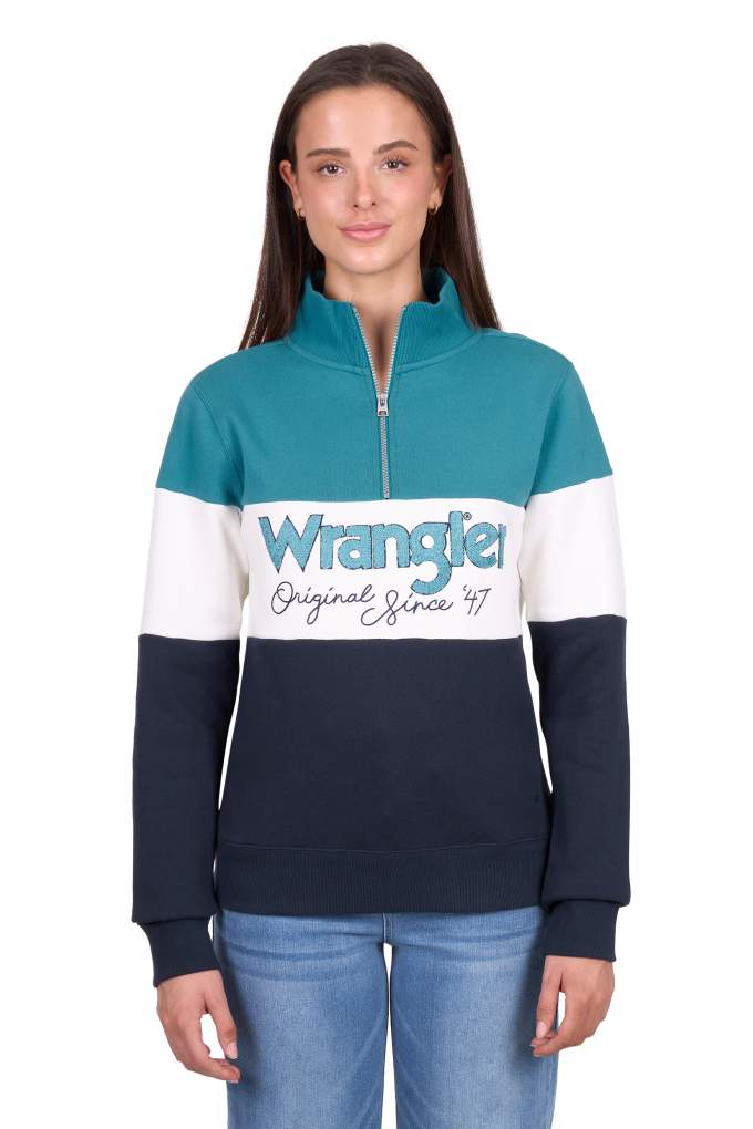 Wrangler Ladies Dana 1/4 Zip Pullover