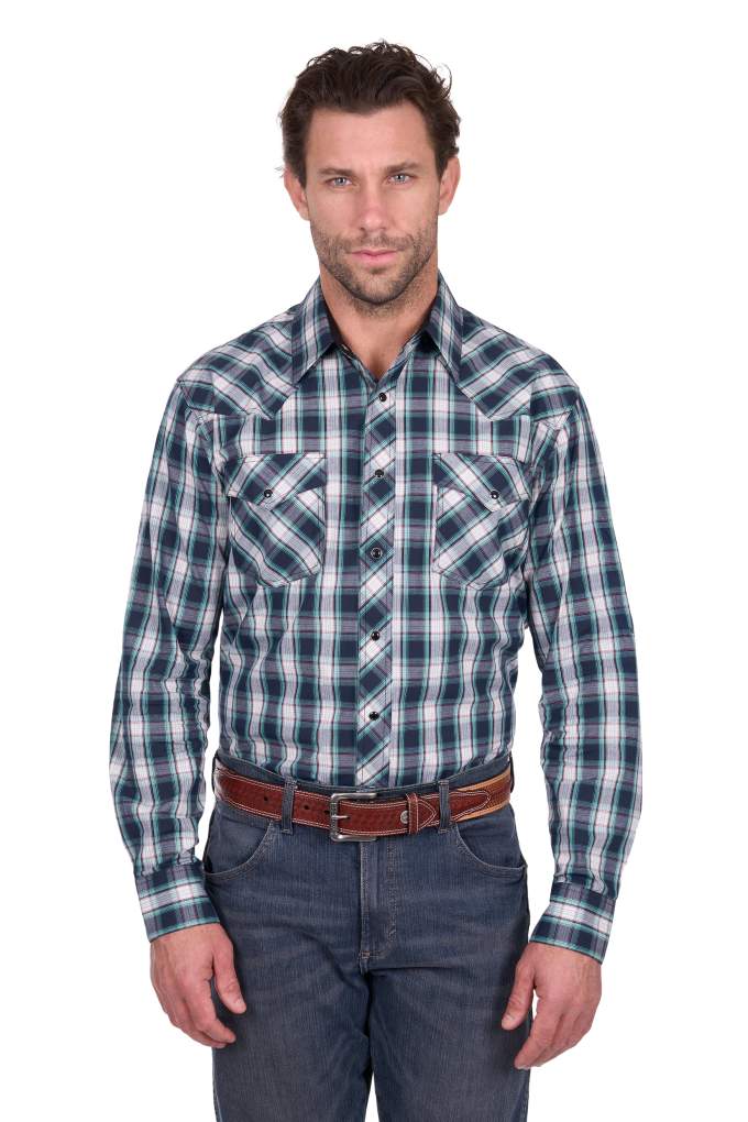 Wrangler Mens Dustin Check Shirt