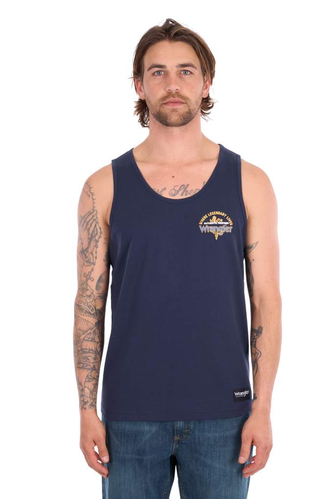Wrangler Mens Kenny Singlet