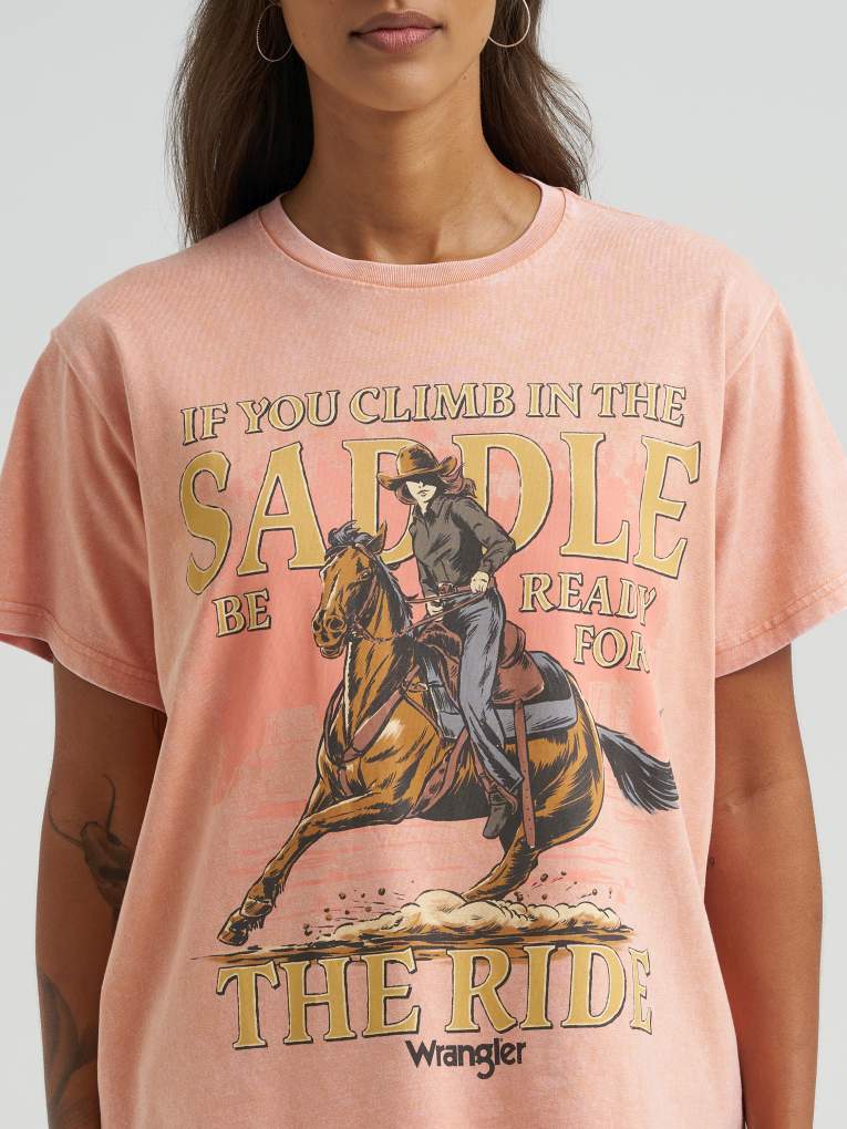 Wrangler Ladies Ready For The Ride Tee