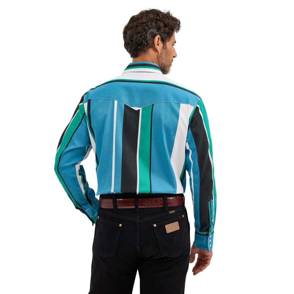 Wrangler Mens Vintage Stripe Shirt