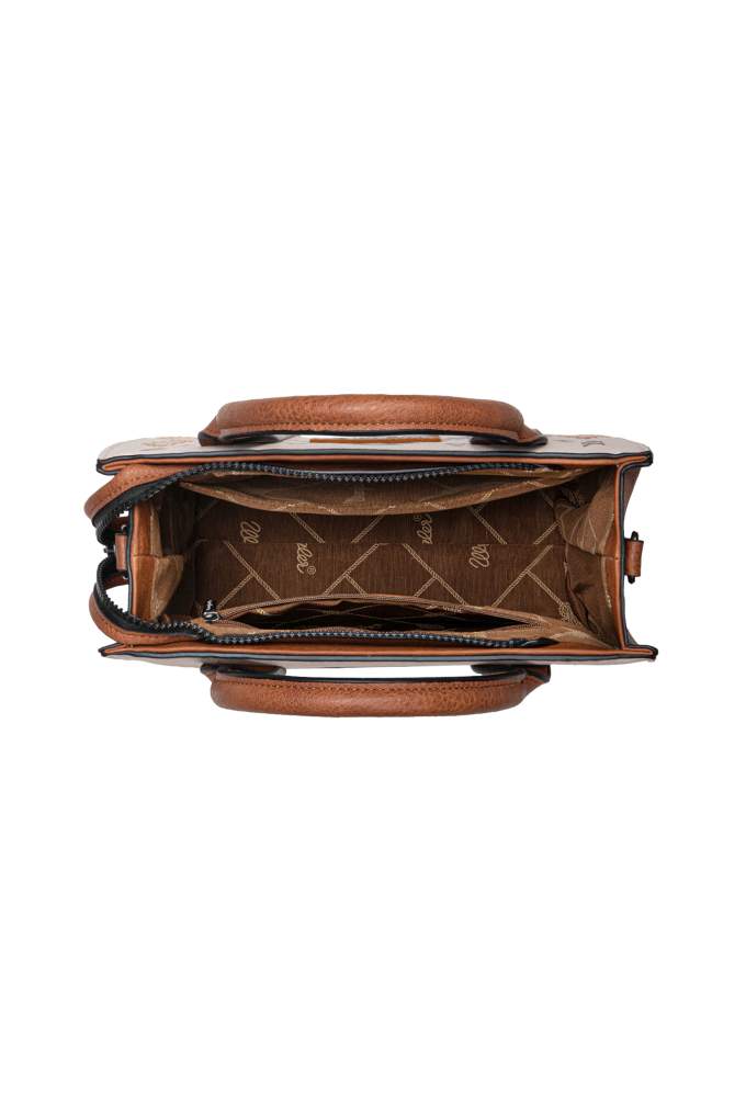 Wrangler Talia Aztec Crossbody Bag Natural