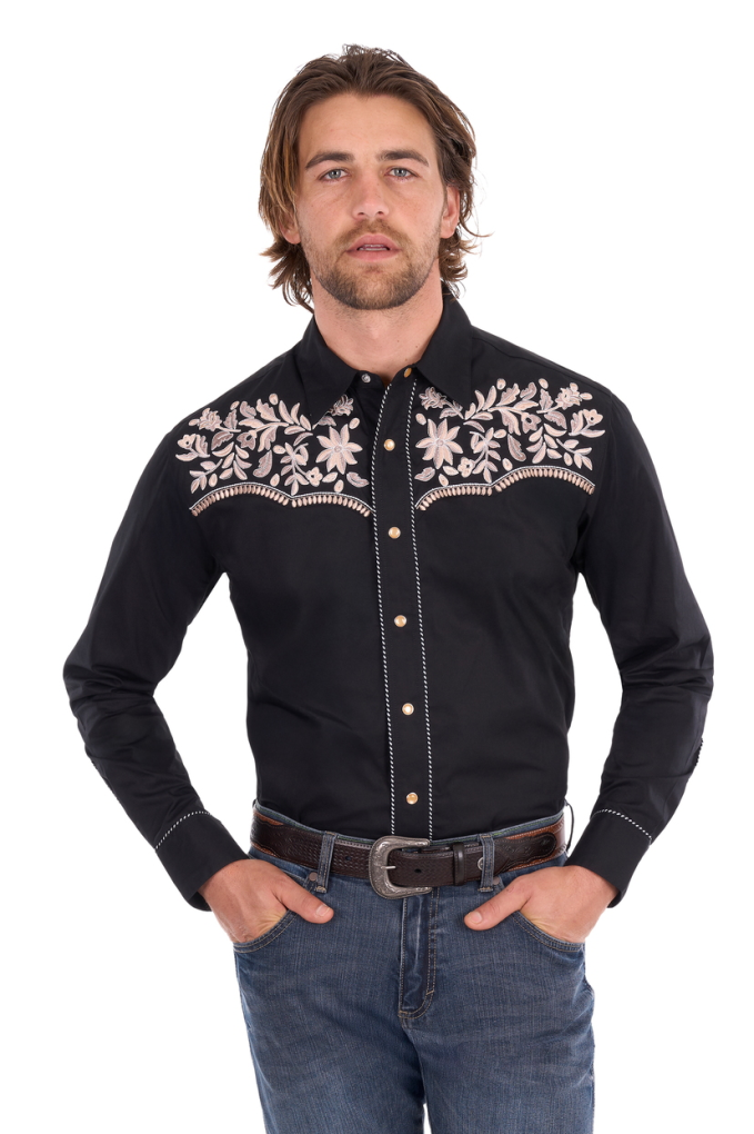 Wrangler Mens Anthony Embroidered Shirt