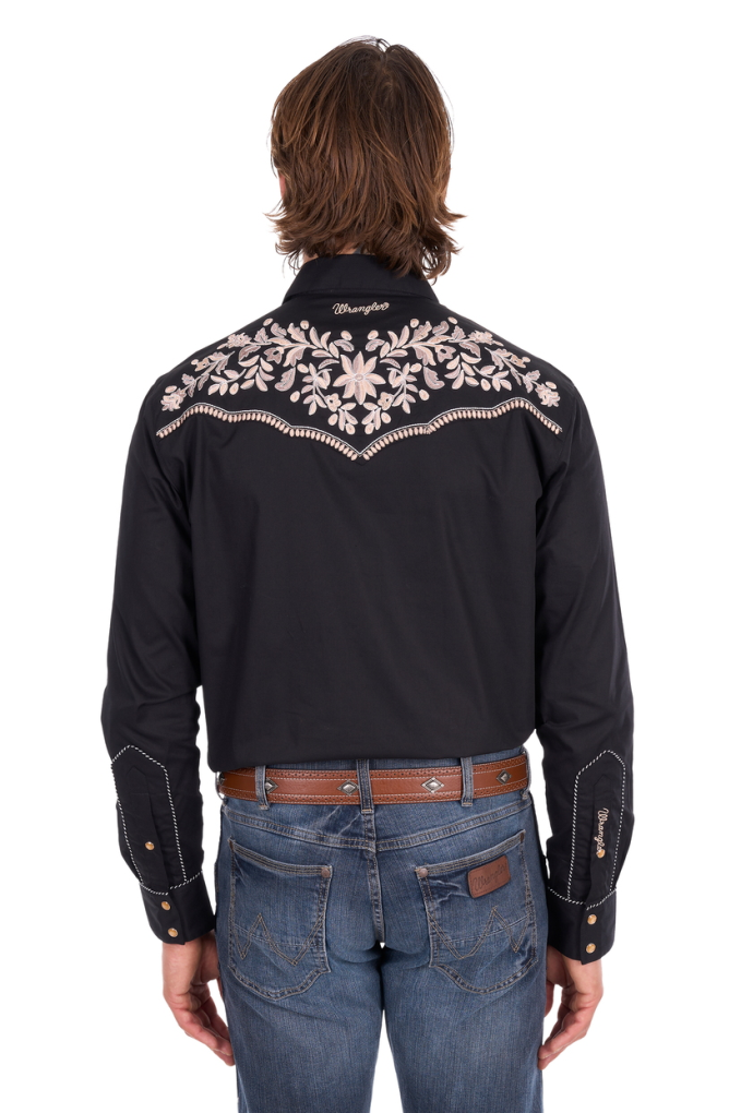 Wrangler Mens Anthony Embroidered Shirt