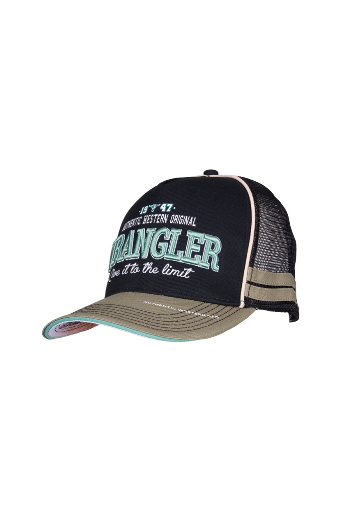 Wrangler Layton HP Trucker Cap Black/Sage