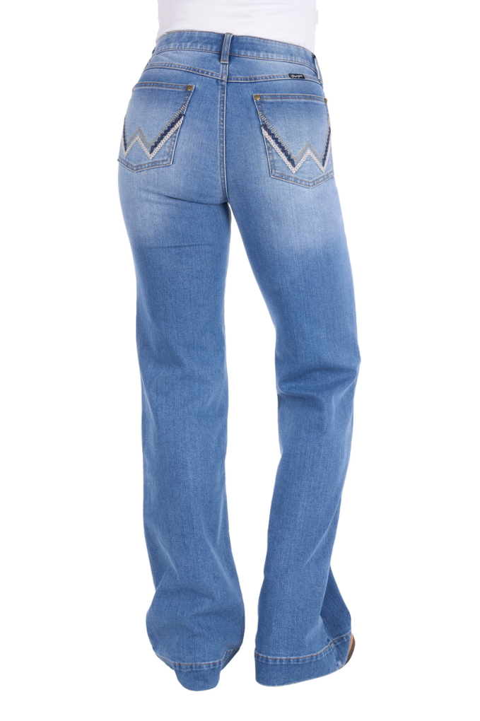 Wrangler Ladies Margo Willow Kora Blue Trouser Jean