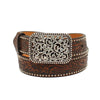 Ariat Girls Floral Embossed Belt