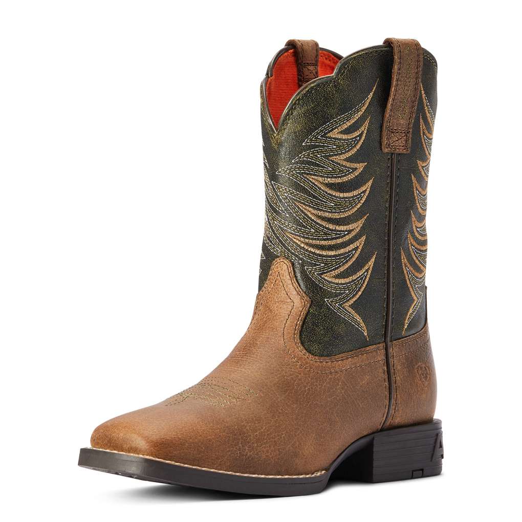 Ariat Kids Firecatcher Distressed Brown/Alfalfa