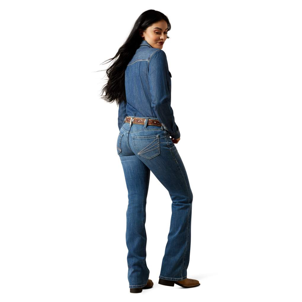 Ariat Ladies Aisha Ithica XLong Mid Rise Jeans