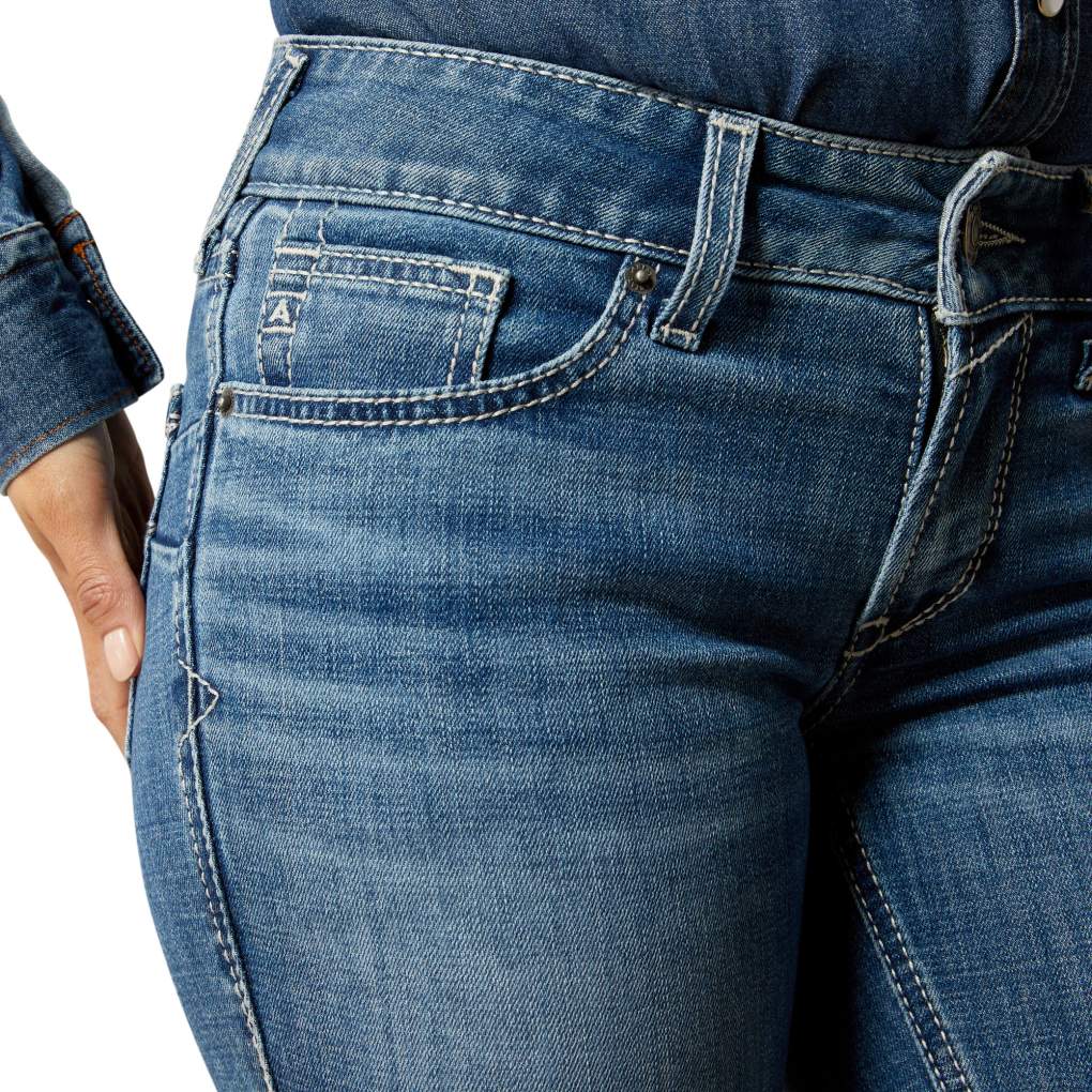 Ariat Ladies Aisha Ithica Long Mid Rise Jeans